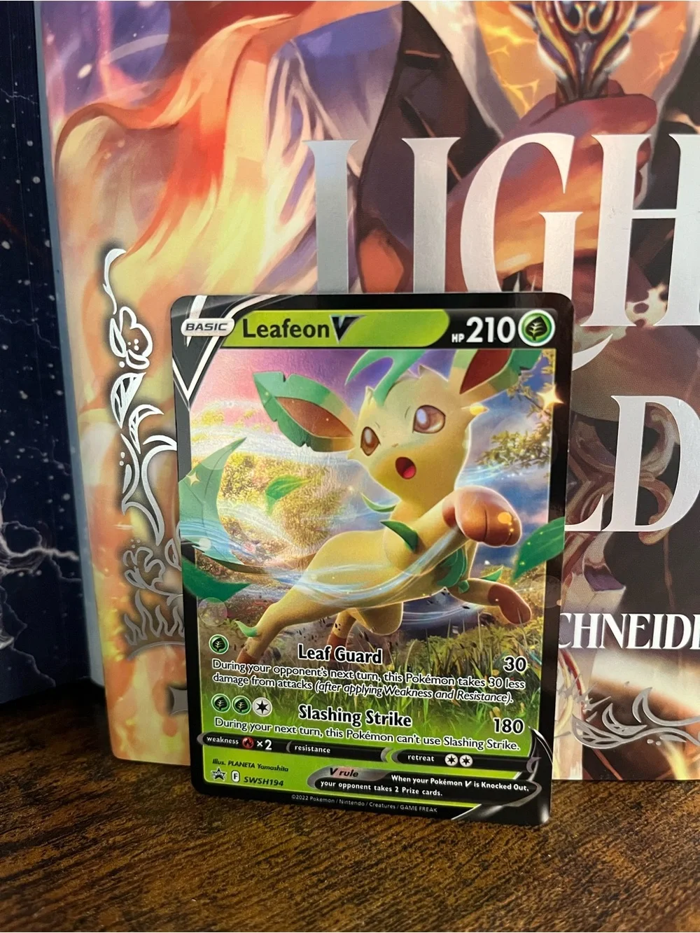 Leafeon V Pokemon Sword & Shield Promo Trading Card SWSH194